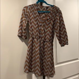 O’Neill Herringbone Drawstring Dress Size Small